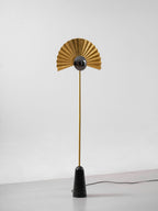 Gilded Fan Floor Lamp
