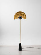 Gilded Fan Floor Lamp