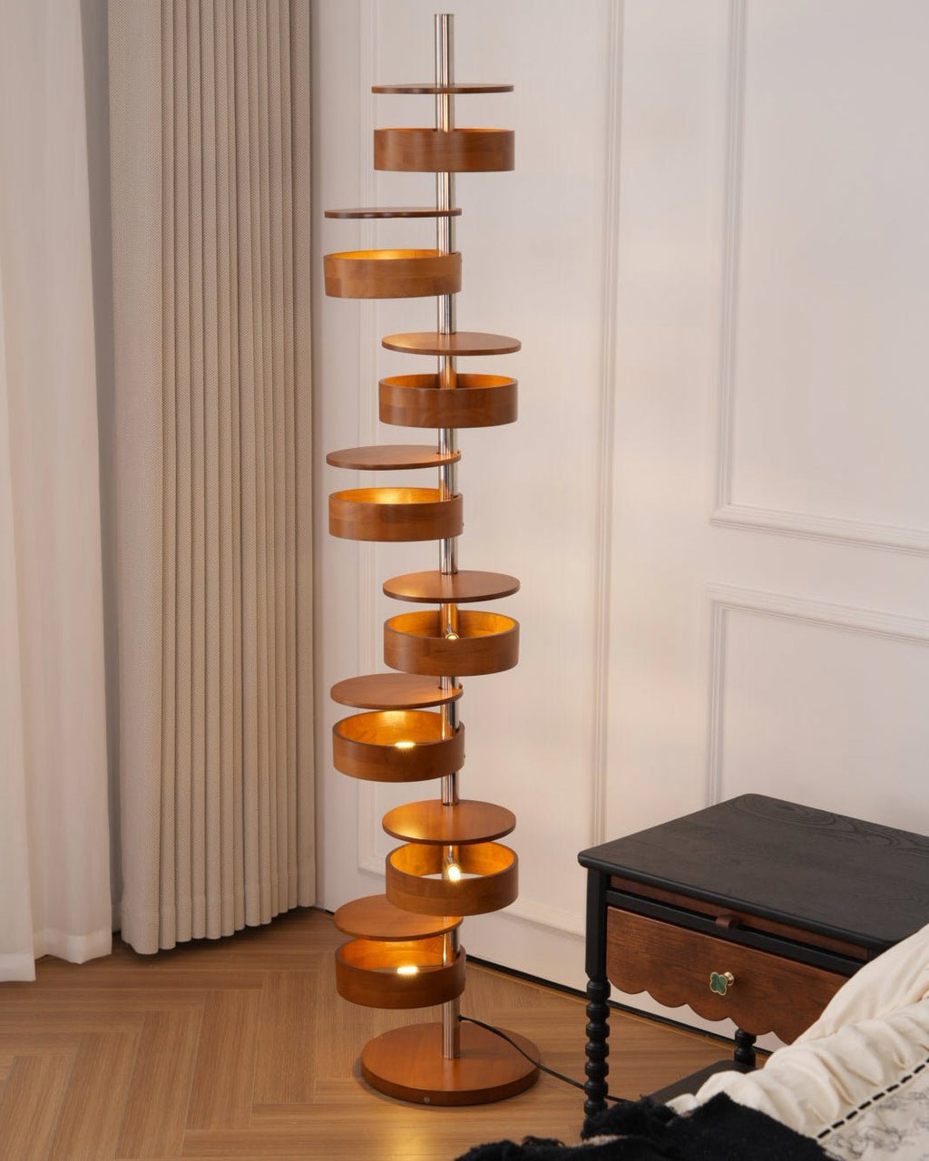 Luminis Wooden Floor Lamp