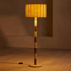 Travertine Striped Floor Lamp