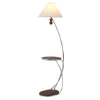 Aria Curved Shelf Floor Lamp