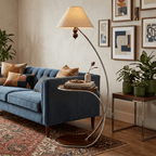 Aria Curved Shelf Floor Lamp