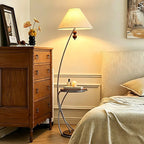 Aria Curved Shelf Floor Lamp
