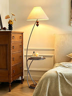 Aria Curved Shelf Floor Lamp