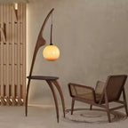Curved Mantis Arm Floor Lamp