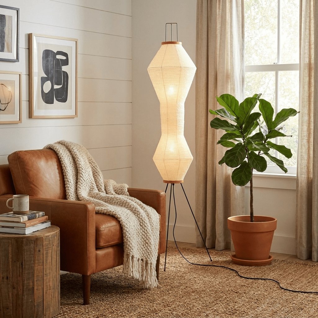 Kumo 12A Paper Floor Lamp