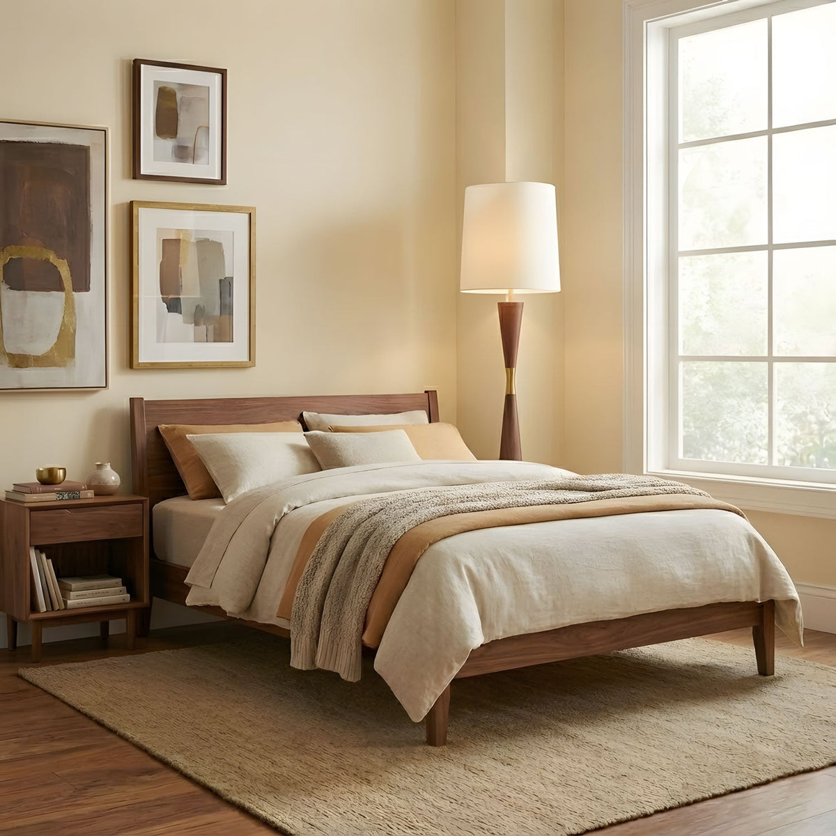 Cone Waist Floor Lamp