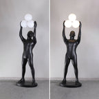 Enlightened Figure Sculptor Floor Lamp