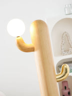 Cactus Wood Floor Lamp