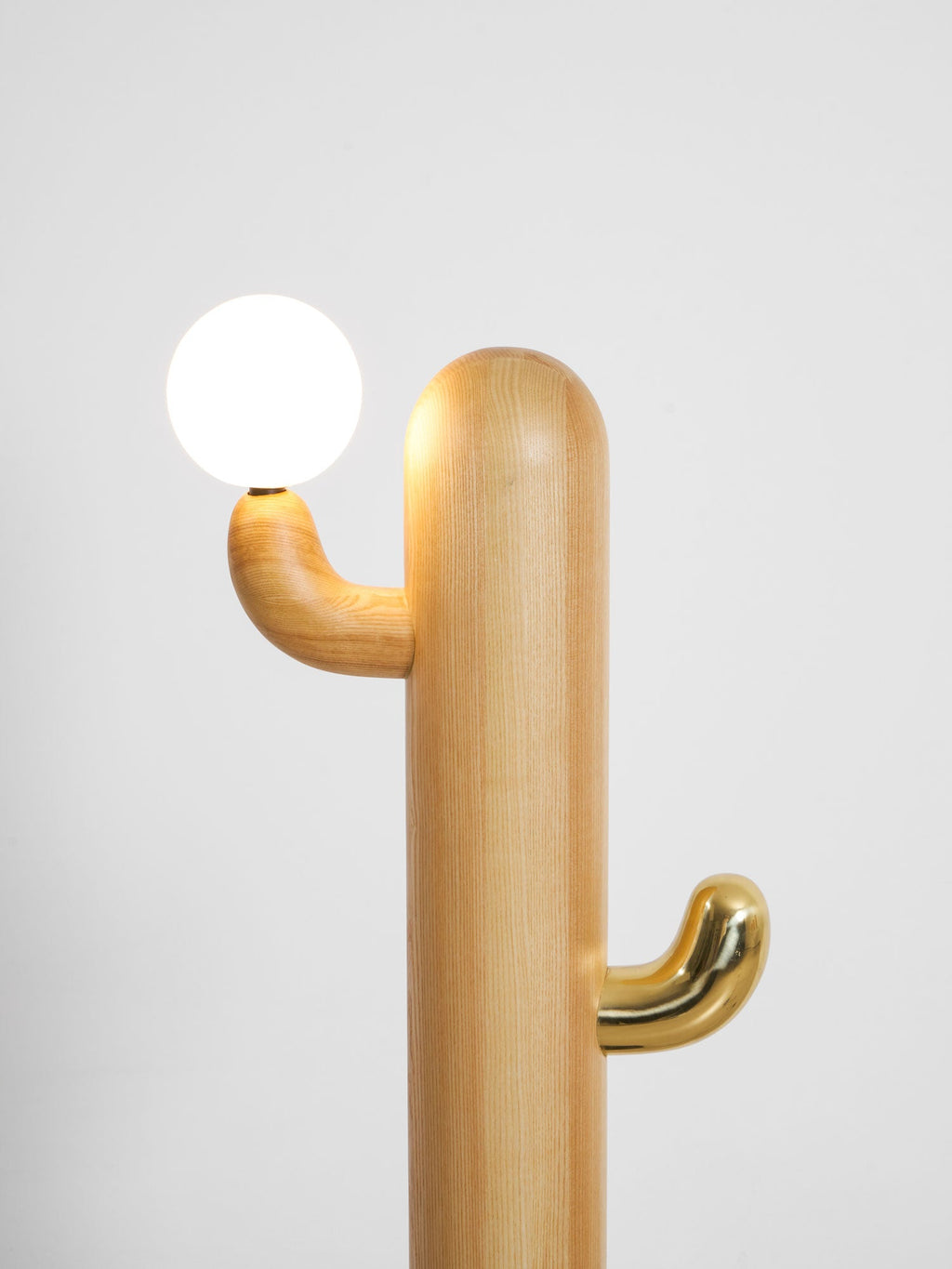 Cactus Wood Floor Lamp