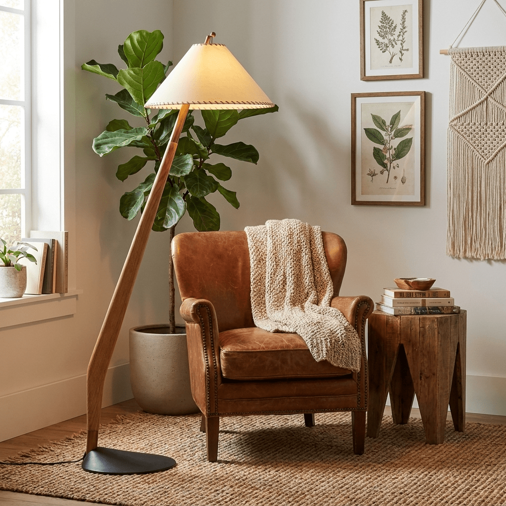 Driftwood Tilt Floor Lamp