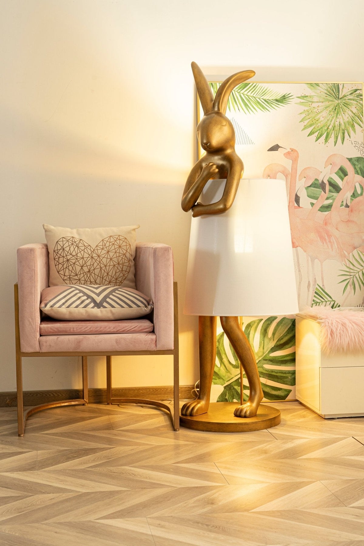 Hare Silhouette Table Lamp