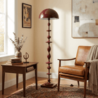 Beaded Mushroom Floor Lamp