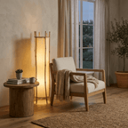 Bamboo Veil Lantern Floor Lamp