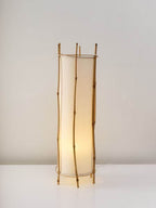 Bamboo Veil Lantern Floor Lamp