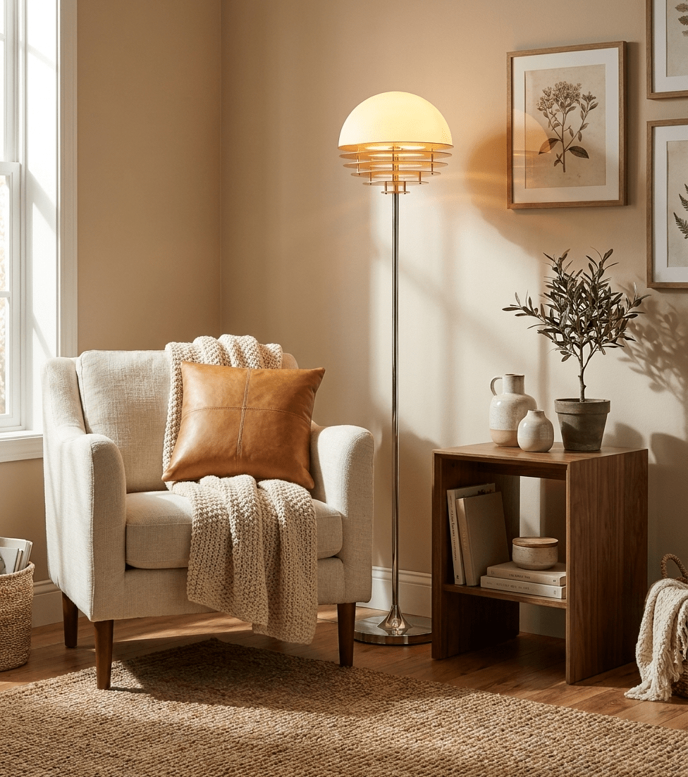 Dome Louver Floor Lamp