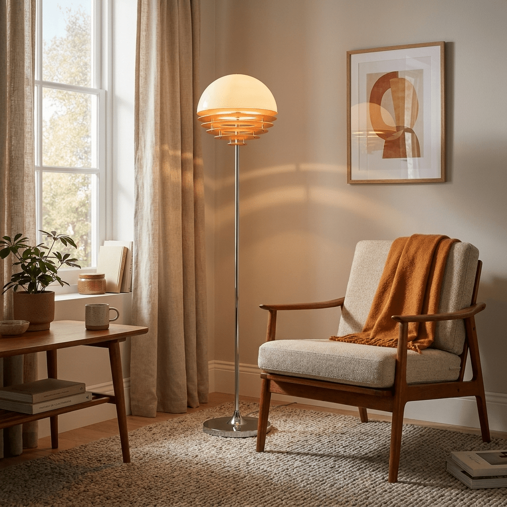 Dome Louver Floor Lamp