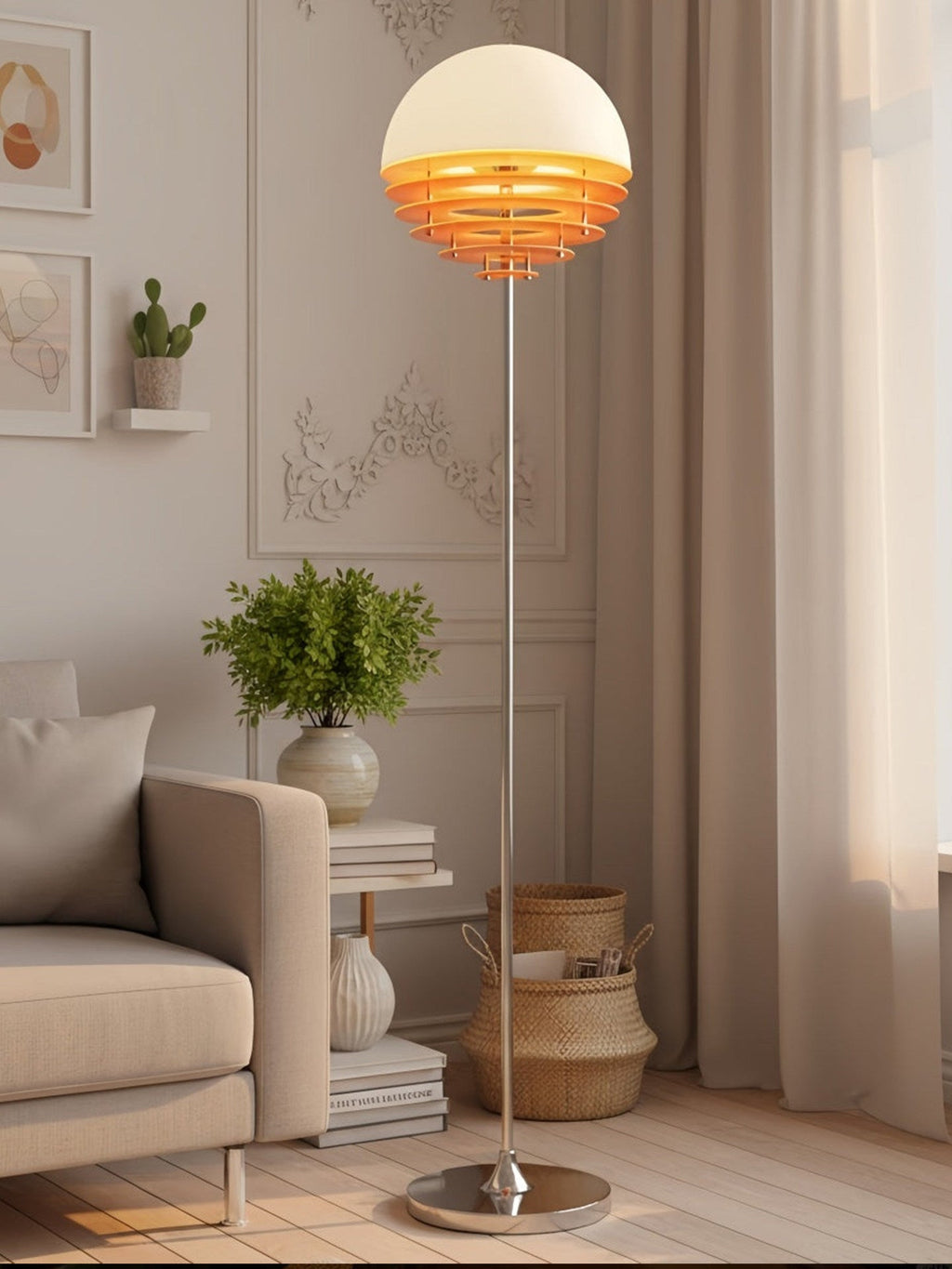 Dome Louver Floor Lamp