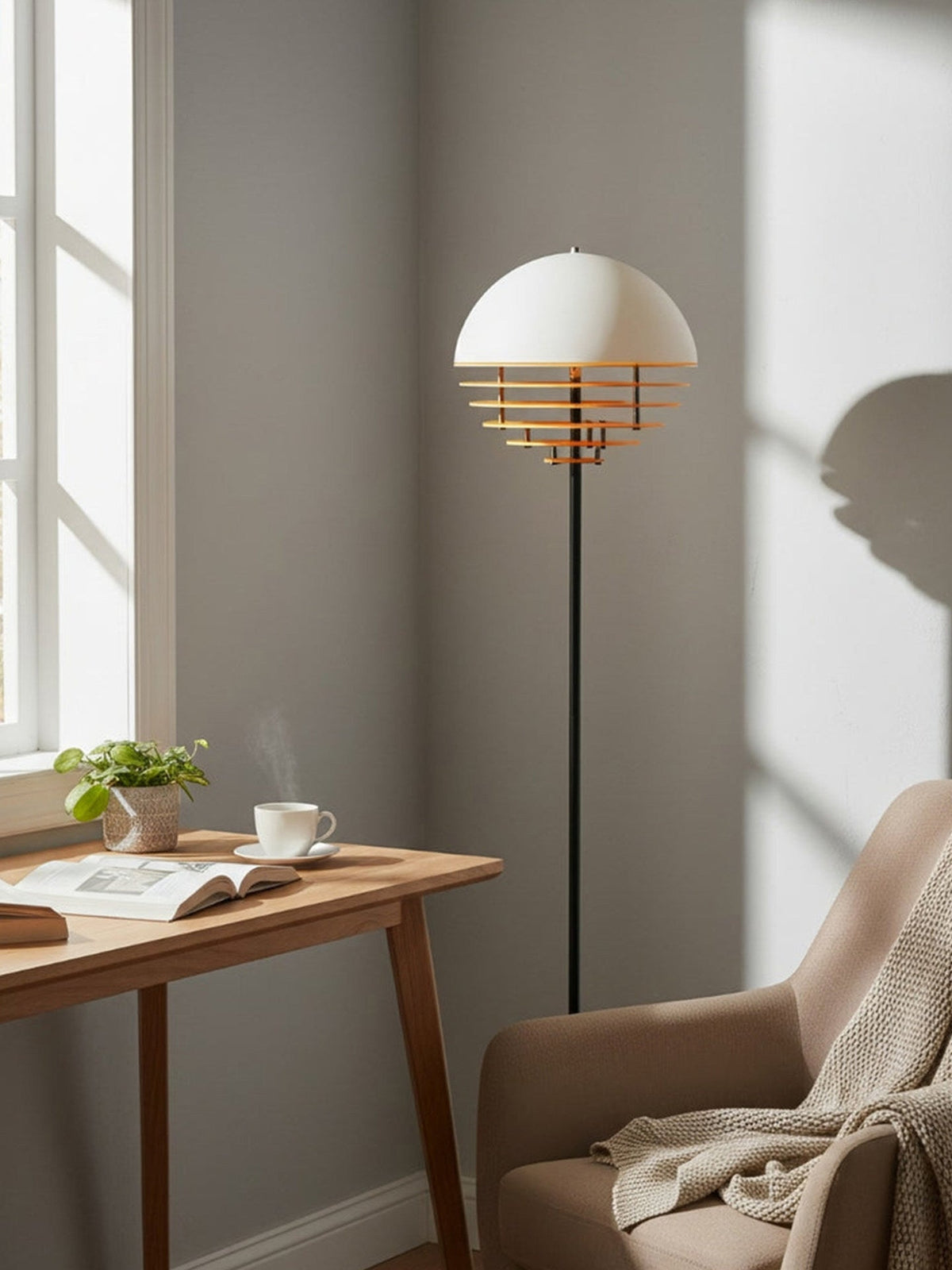 Dome Louver Floor Lamp
