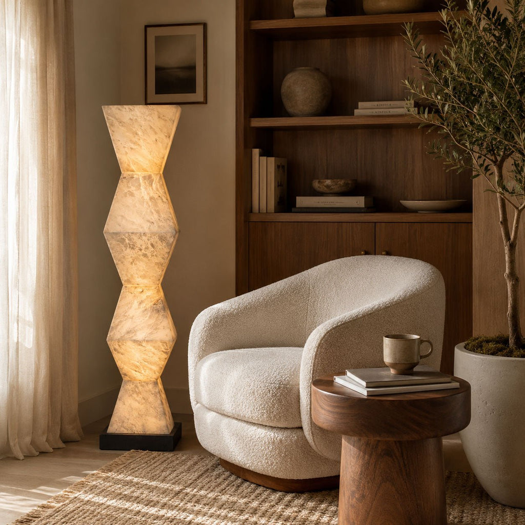 Cairn Alabaster Floor Lamp
