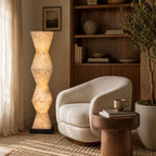 Cairn Alabaster Floor Lamp