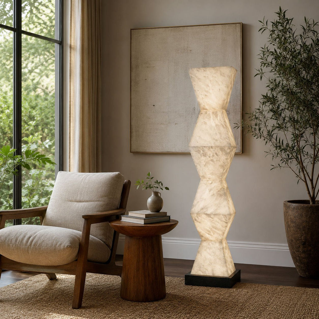 Cairn Alabaster Floor Lamp