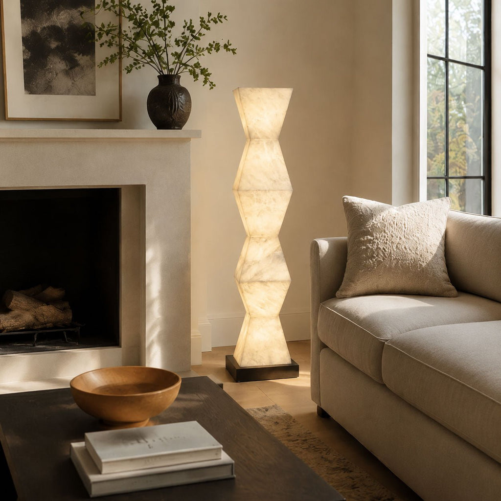 Cairn Alabaster Floor Lamp