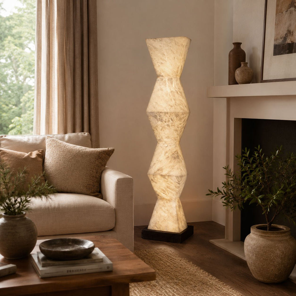 Cairn Alabaster Floor Lamp
