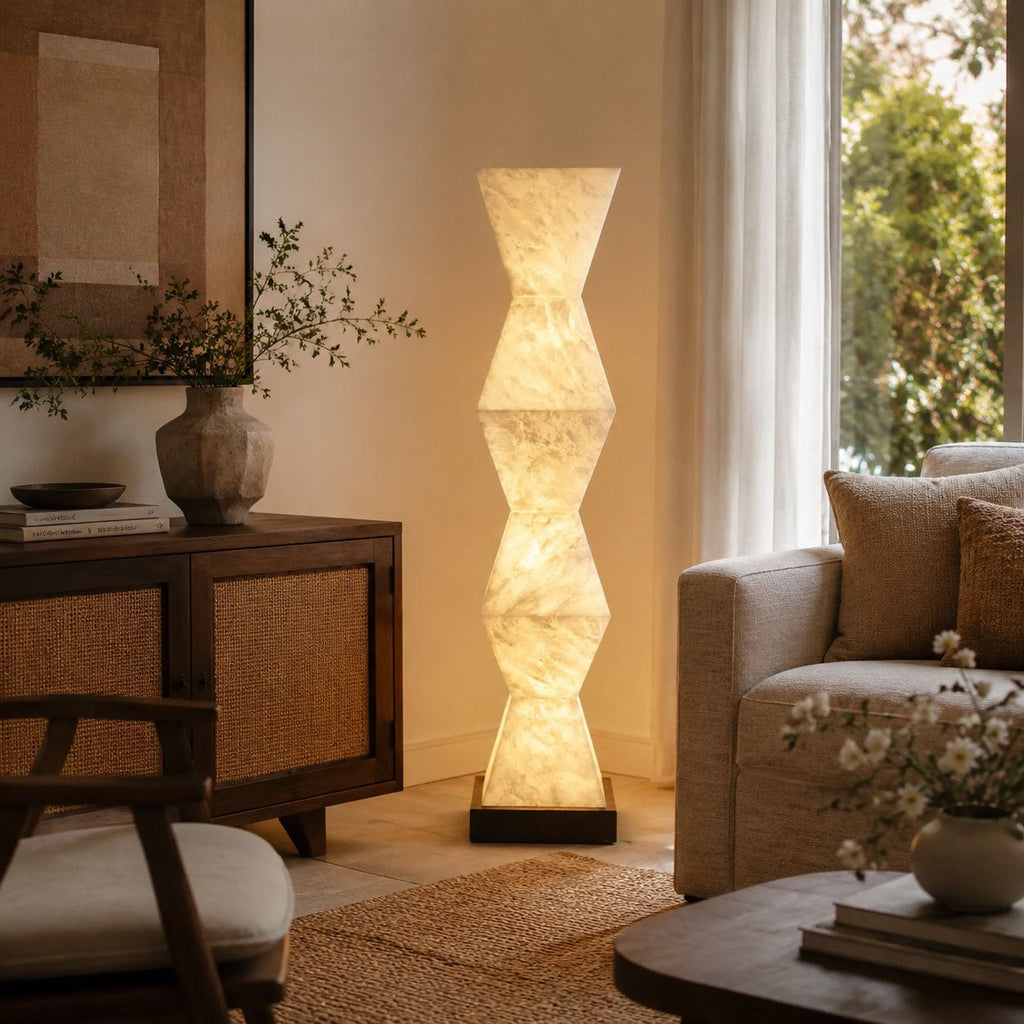 Cairn Alabaster Floor Lamp