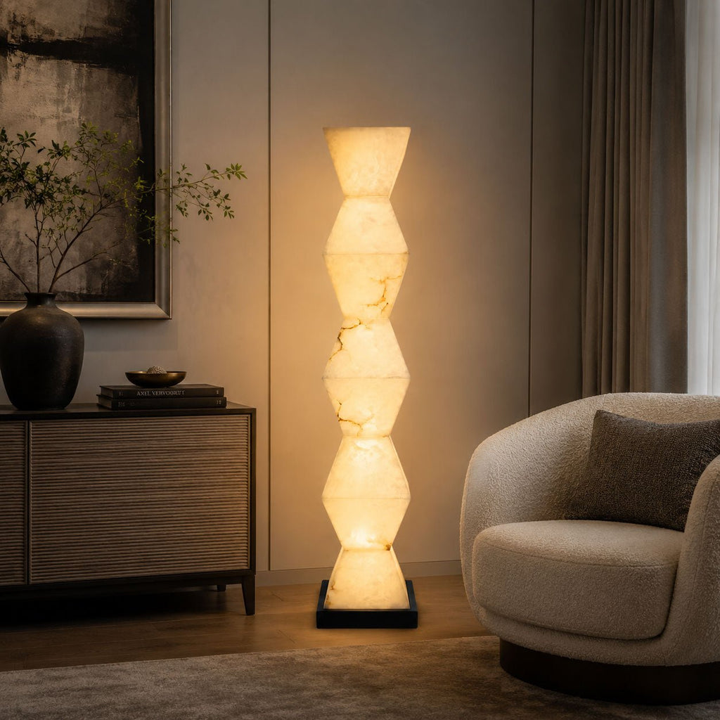 Cairn Alabaster Floor Lamp