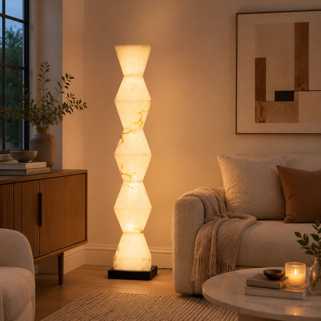 Cairn Alabaster Floor Lamp