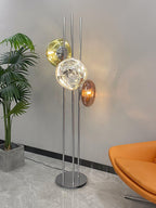 Three Lava Glass Floor Lamp