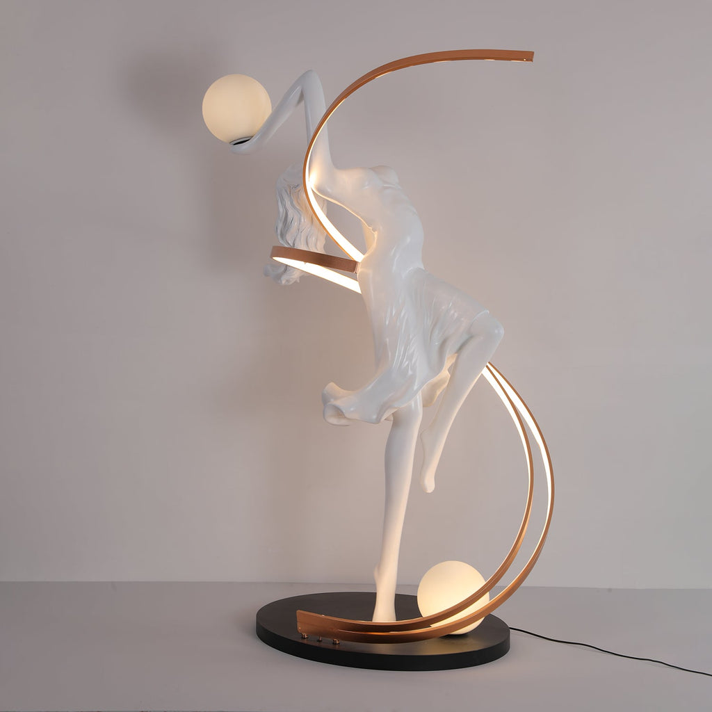 Misha Goddess Statue Floor Lamp