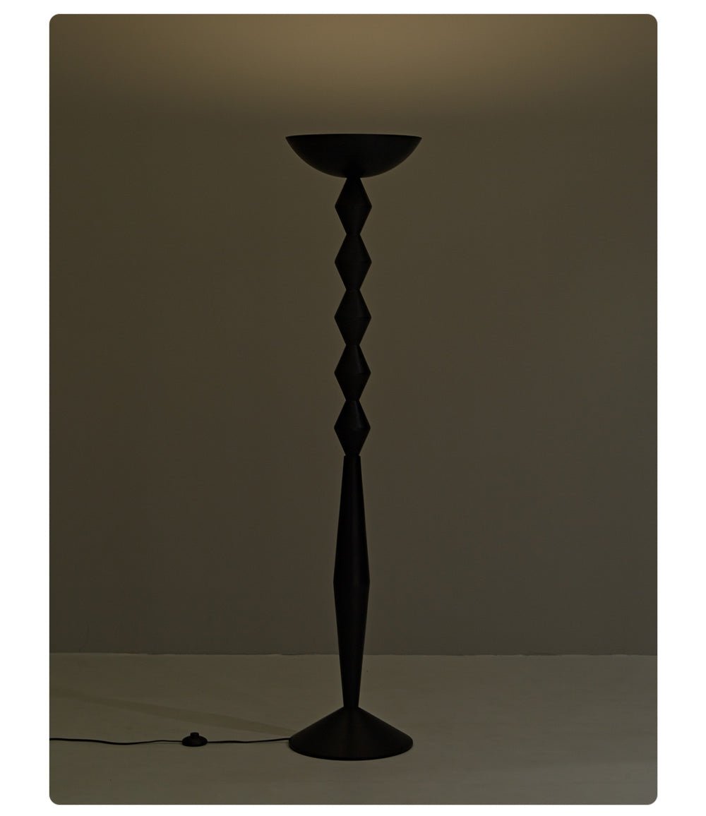 Sculptural Geometric Stack Floor Lamp