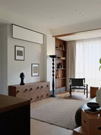 Sculptural Geometric Stack Floor Lamp