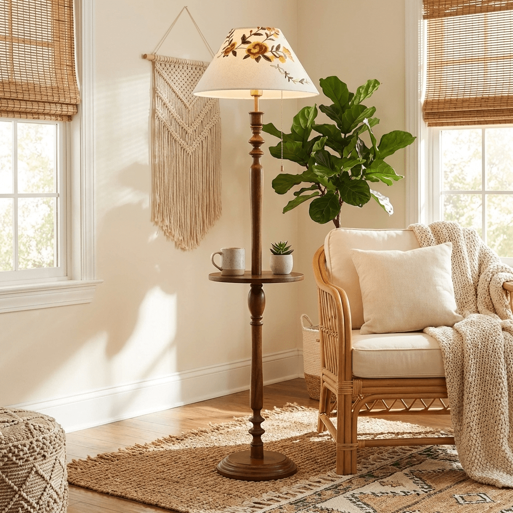 Elowen Bloom Side Floor Lamp