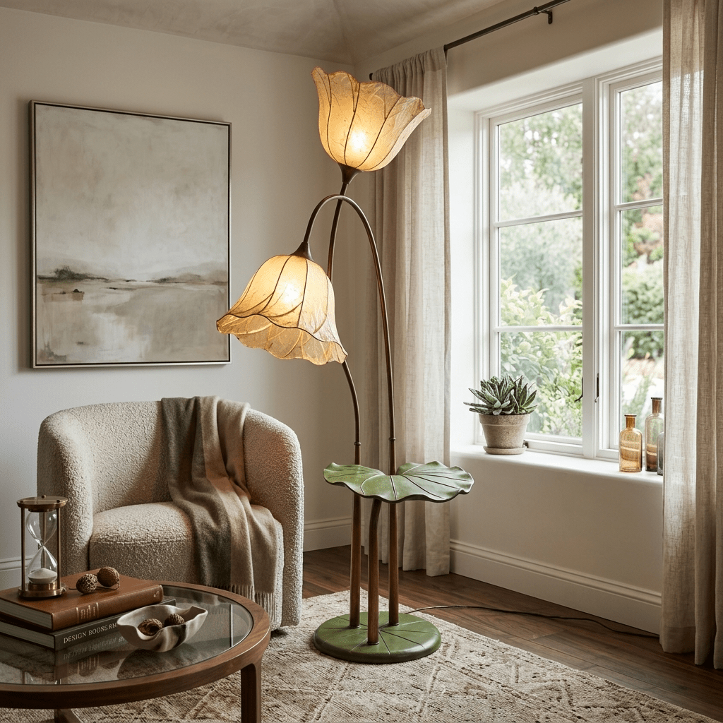 Lotus Bloom Floor Lamp