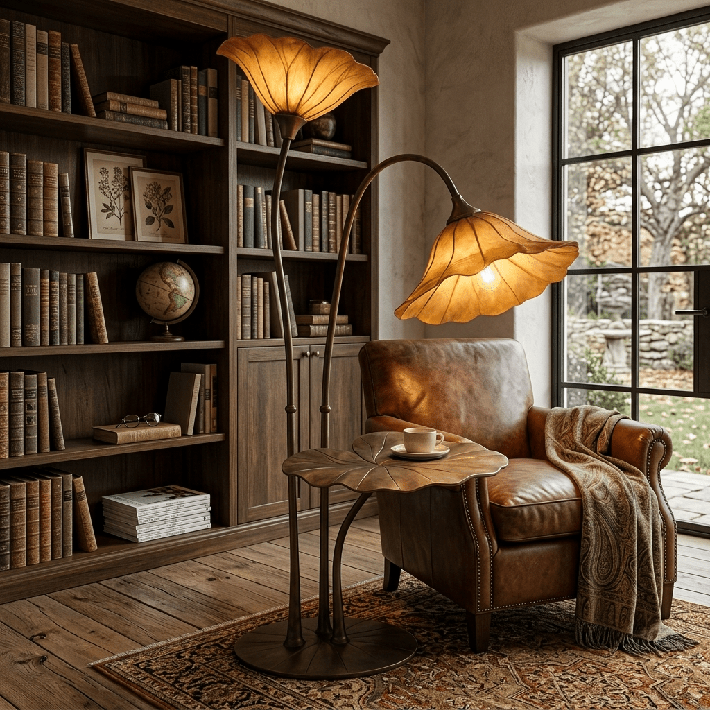 Lotus Bloom Floor Lamp