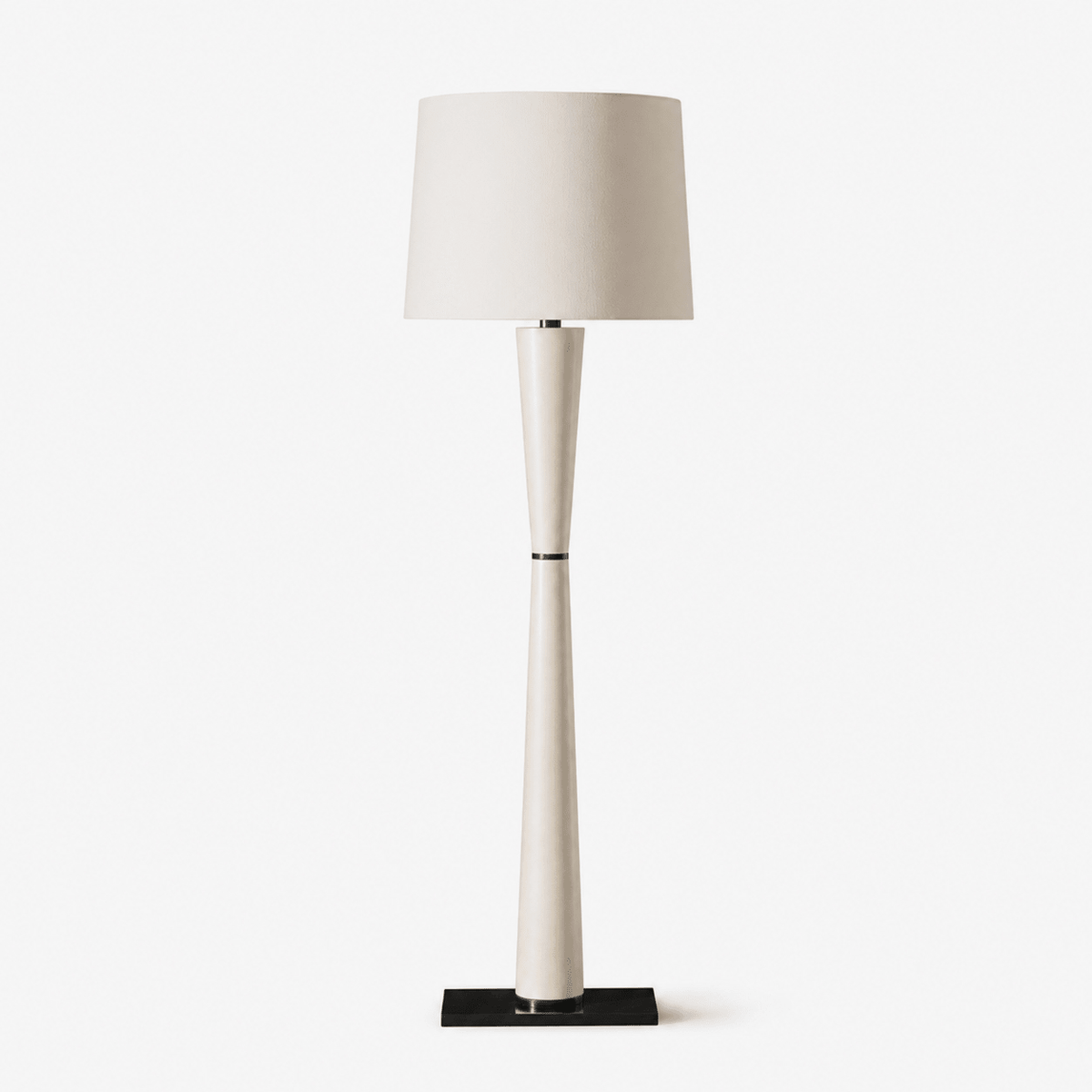 Luxe Leather Floor Lamp