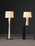 Luxe Leather Floor Lamp