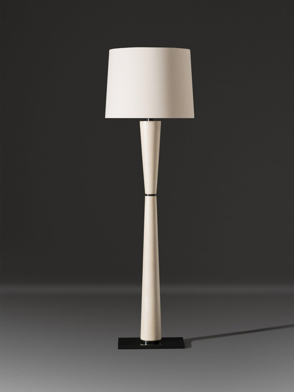Luxe Leather Floor Lamp