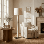 Luxe Leather Floor Lamp