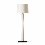 Luxe Leather Floor Lamp