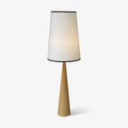 Faux Wood Conical Floor Lamp