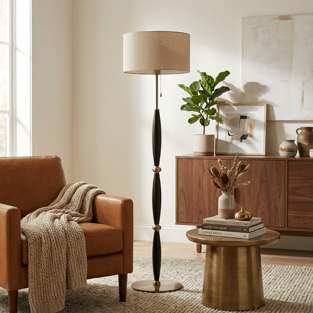 Elara Sculpted Floor Lamp