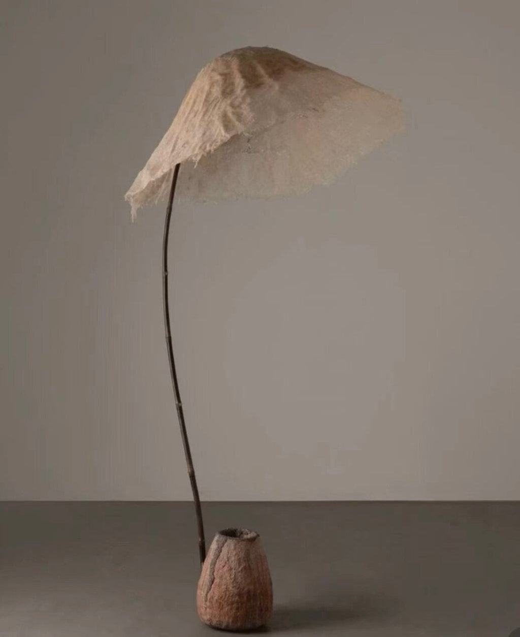 Linen Canopy Floor Lamp