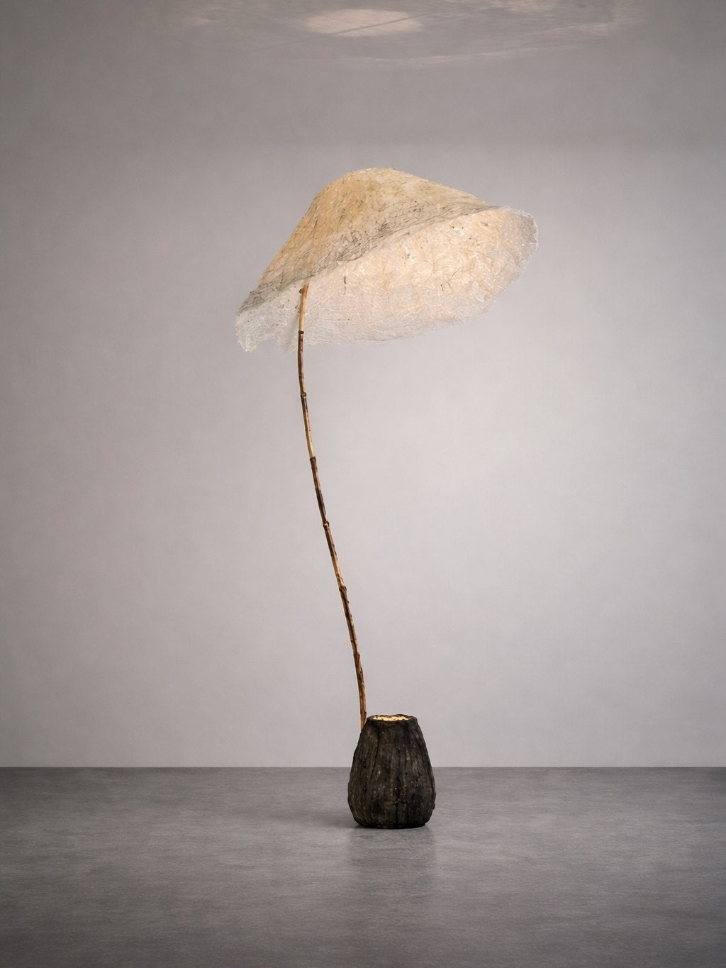 Linen Canopy Floor Lamp