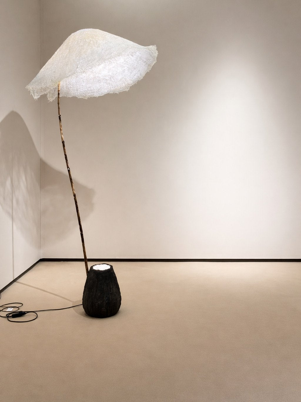 Linen Canopy Floor Lamp
