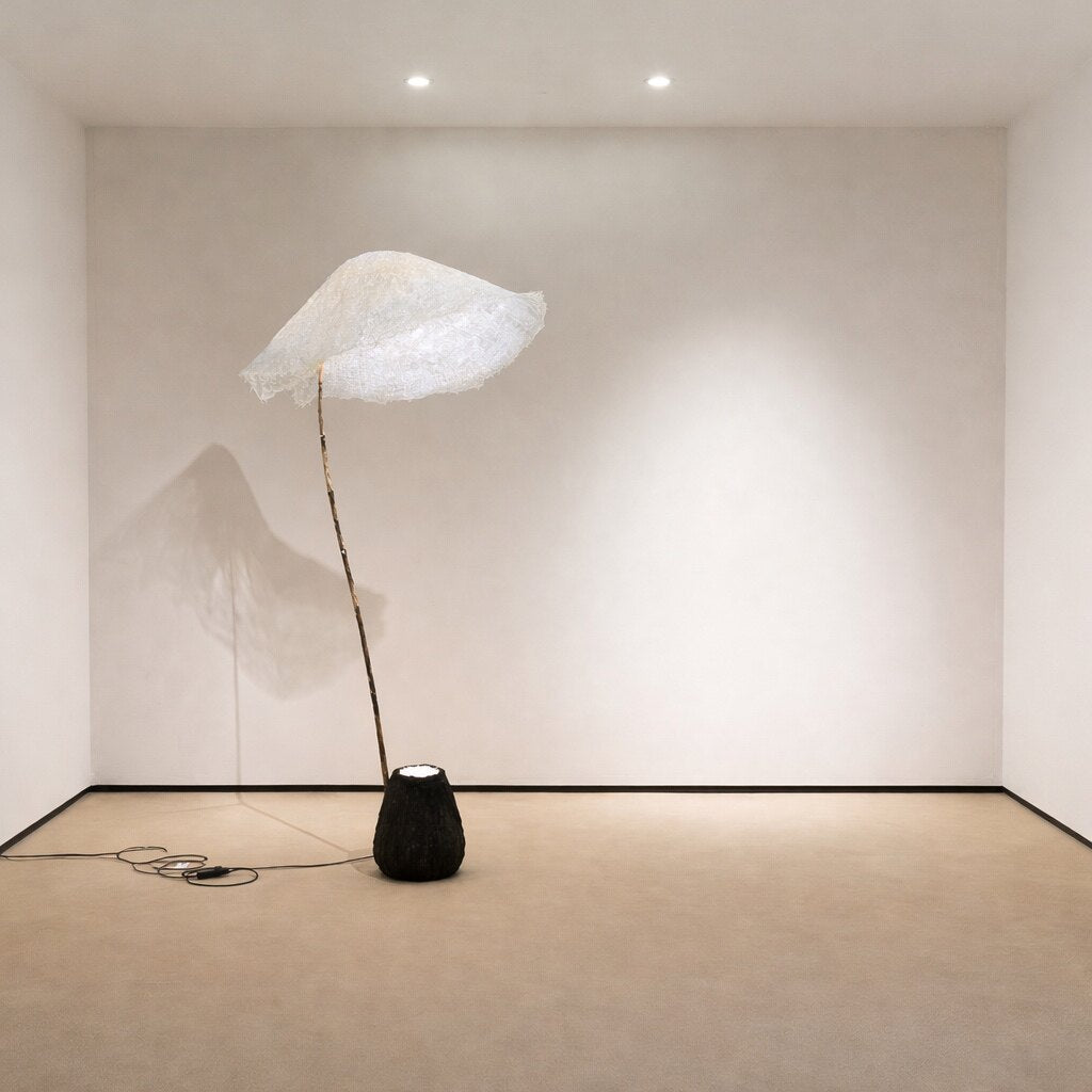 Linen Canopy Floor Lamp