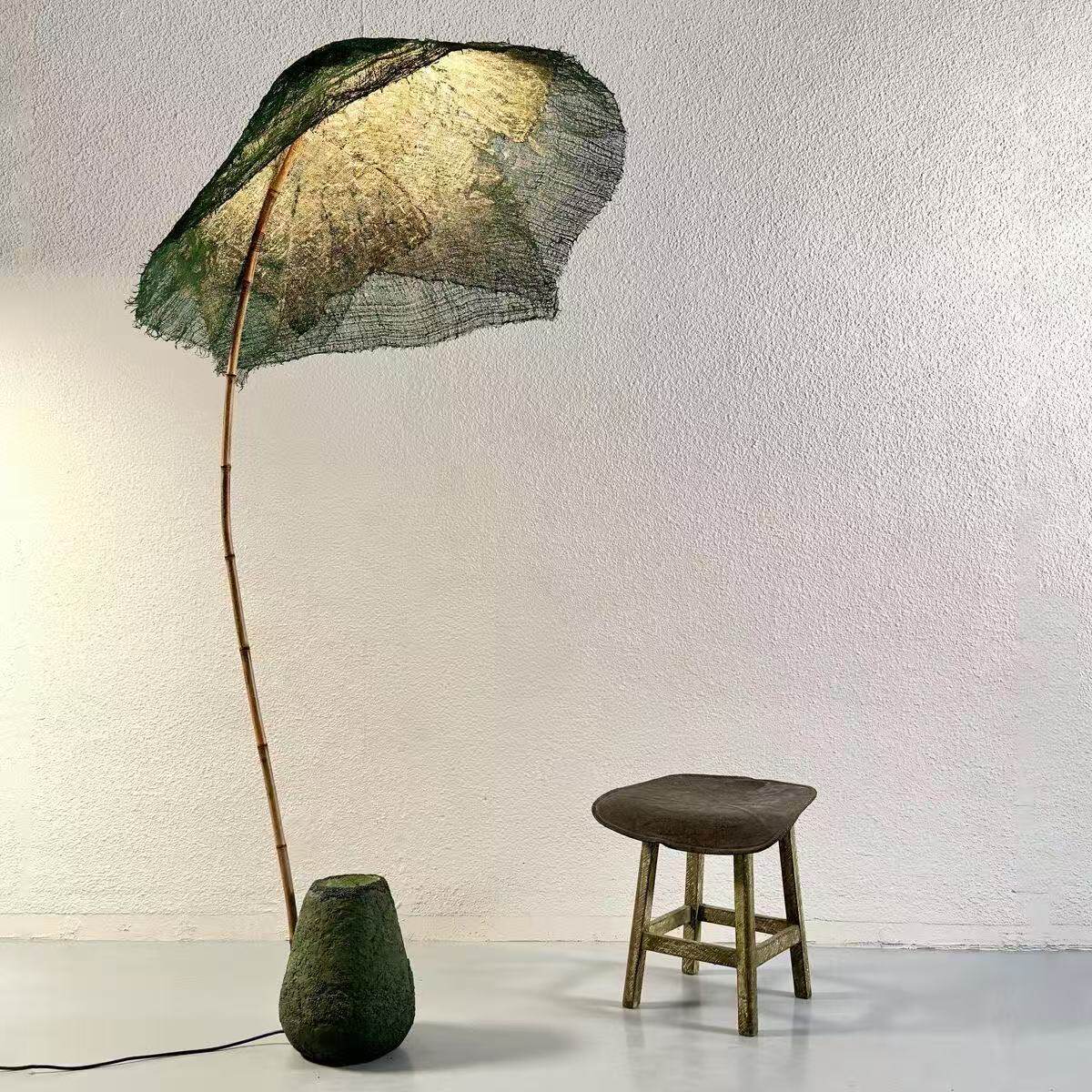 Linen Canopy Floor Lamp